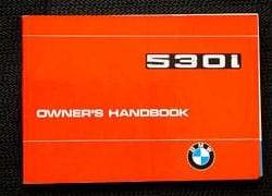 1977 BMW 530i Owner's Manual