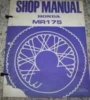 1978 Honda MR175 Motorcycle Service Manual