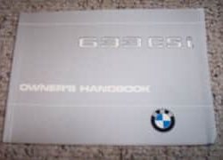 1979 BMW 633CSi Owner's Manual