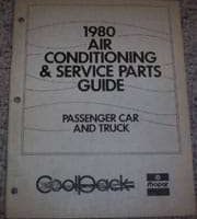 1980 Plymouth Arrow Air Conditioning & Service Parts Guide