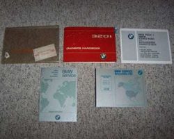 1980 BMW 320i Owner's Manual Set