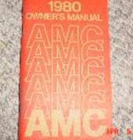 1980 AMC Eagle Owner's Manual