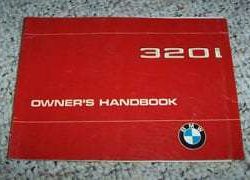 1981 BMW 320i Owner's Manual