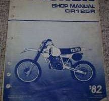 1982 Honda CR125R Motorcycle Service Manual