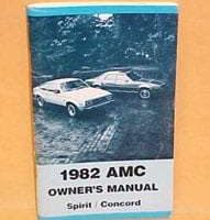1982 AMC Spirit & Concord Owner's Manual