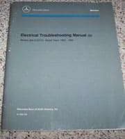 1985 Mercedes Benz 380SE, 380SEL & 380SEC Electrical Troubleshooting Manual