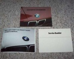 1983 BMW 528e, 533i Owner's Manual Set