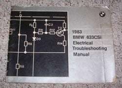 1983 BMW 633CSi Electrical Troubleshooting Manual