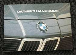 1983 BMW 733i Owner's Manual