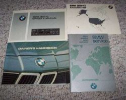 1983 BMW 733i Owner's Manual Set