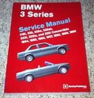 1986 BMW 3 Series, 325, 325e, 325es, 325i & 325is Service Manual