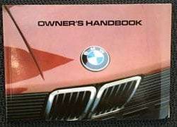 1984 BMW 528e, 533i Owner's Manual