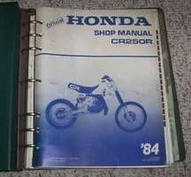 1984 Honda CR250R Motorcycle Shop Service Manual