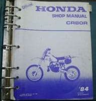 1984 Honda CR80R Motorcycle Service Manual