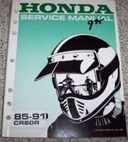1987 Honda CR80R Motorcycle Shop Service Manual