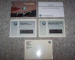 1985 BMW 528i, 535i, 524td Owner's Manual Set
