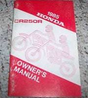 1985 Honda CR250R Motorcycle Owner's Manual