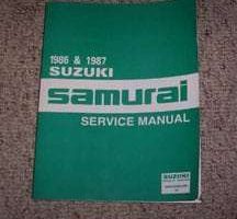 1987 Suzuki Samurai Service Manual