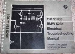 1988 BMW 528e Electrical Troubleshooting Manual