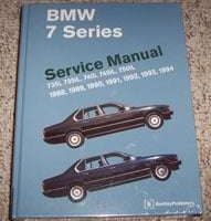 1990 BMW 7 Series, 735i, 735iL, 750iL Service Manual