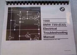 1988 BMW 735i Electrical Troubleshooting Manual