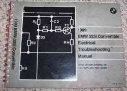 1989 BMW 325i Convertible Electrical Troubleshooting Manual