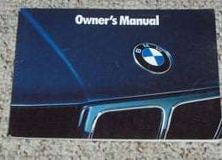 1989 BMW 525i, 535i Owner's Manual