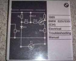 1989 BMW 525i, 535i Electrical Troubleshooting Manual