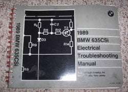 1989 BMW 635CSi Electrical Troubleshooting Manual