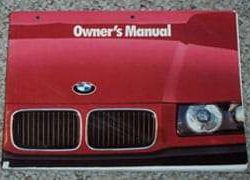 1991 BMW 325i Owner's Manual