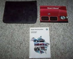 1991 BMW 325i Owner's Manual Set