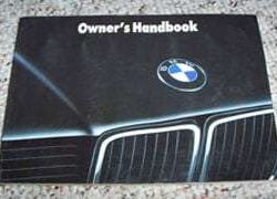 1991 BMW 735i, 735iL, 750iL Owner's Manual