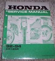 1994 Honda CR125R Motorcycle Shop Service Manual