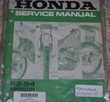 1994 Honda CR250R Motorcycle Shop Service Manual