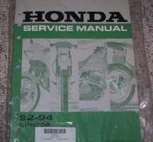 1994 Honda CR500R Motorcycle Shop Service Manual