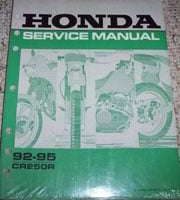 1993 Honda CR250R Motorcycle Shop Service Manual