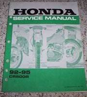 1993 Honda CR500R Motorcycle Shop Service Manual