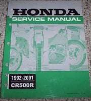 2001 Honda CR500R Motorcycle Shop Service Manual
