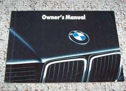 1993 BMW 740i, 740iL & 750iL Owner's Manual