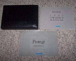 1993 Mazda Protege Owner's Manual Set