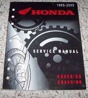 1996 Honda CR80R, CR80RB, CR85R, CR85RB Motorcycle Shop Service Manual