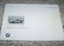 1995 BMW 740i, 740iL & 750iL Owner's Manual