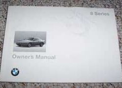 1997 BMW 840Ci, 850Ci, 850CSi Owner's Manual