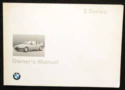 1997 BMW 316i & 318ti Owner's Manual
