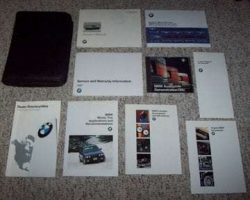 1997 BMW 840Ci, 850Ci, 850CSi Owner's Manual Set