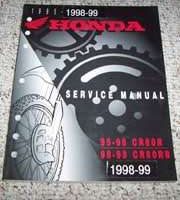 1998 Honda CR80R & CR80RB Motorcycle Service Manual