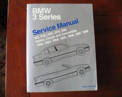 1998 BMW 3 Series, 318i, 318is, 323i, 323is, 328i & 328is Service Manual