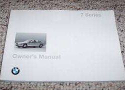 1998 BMW 740i, 740iL, 750iL Owner's Manual