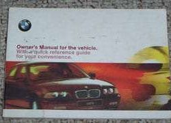 1999 BMW 323i, 328i Owner's Manual