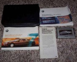 1999 BMW 740i, 740iL, 750iL Owner's Manual Set